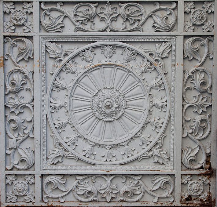 Cast iron detail from New Orleans Custom House by Carol Highstreet