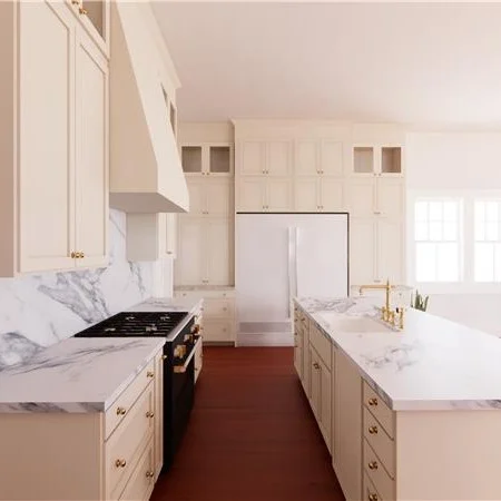What we promised ⏩What we delivered

From rendering to finished room. Two moments in the same project. Same angle, same space, different reality.

This is exactly why we model our interior projects. By the time we create the final drawing set, clients have already seen their home, materials and all. More than a mood board could ever convey (though we do love making those as a starting point)

If you want to understand how a project gets from a 3D model to a finished space, check out our last post with step by step slides. Or if you really want to dive deep, we have a blog post for this exact real life project on Napoleon Avenue that goes into even more detail. 

🔗Link in bio

#neworleansarchitecture  #beforeandafter  #neworleansarchitecture  #kitchenrenovation #nolastyle